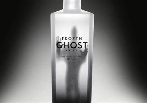 Frozen Ghost Vodka Is A Spooky Spirit Vodka Packaging Vodka Bottle