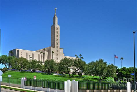 Mormon Temple Los Angeles California Temple Photograph By David
