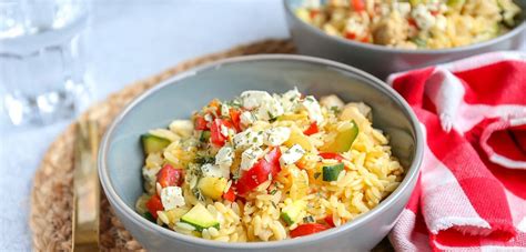 Griekse schotel met kip en orzo In 30 min op tafel