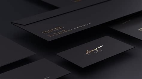 Corporate Identity Gold And Black On Behance