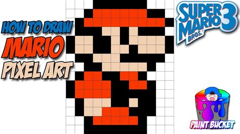 How To Draw Super Mario Bros Smb Pixel Art Sprites Drawing Tutorial Clipzui Com