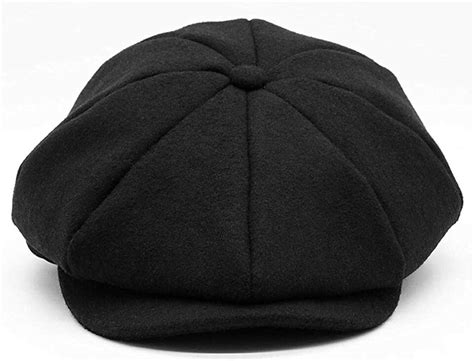 Mens Classic Newsboy Gatsby Hat Blend Wool Vintage Flat Ivy Cabbie Cap