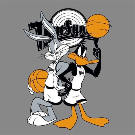 The classic character, most recognized in the original space jam movie with michael jordan, will be returning in the second version of. Space Jam Bugs and Daffy Time Squad Women's Sweatshirt ...