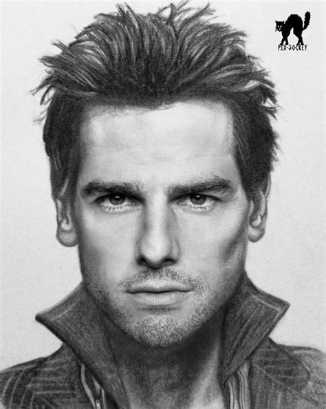 Tom Cruise Drawn In Photoshop A Photo On Flickriver