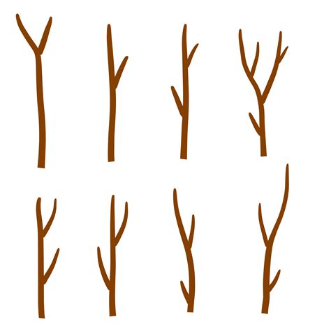 Tree Branch Brown Sticks 5977602 Vector Art At Vecteezy