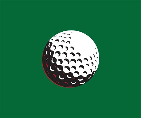 Golf Ball Logo Golf Ball Vector Illustration Golf Ball Icon 10073170