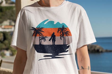 artstation beach summer t shirt design