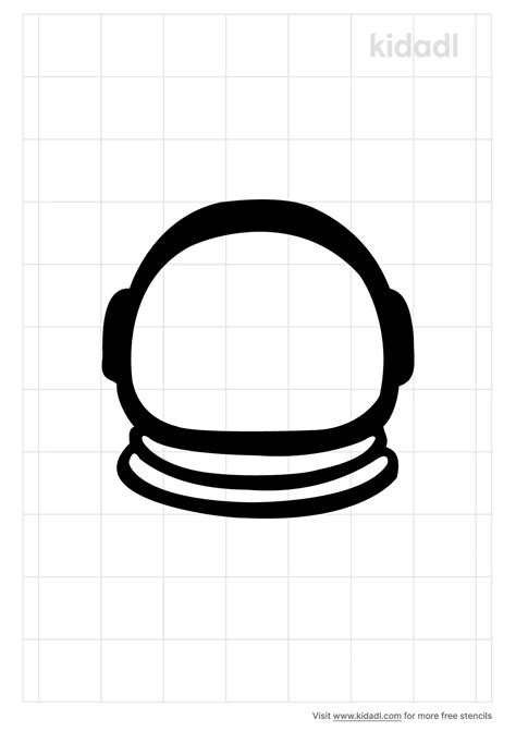 Free Space Helmet Stencil Stencil Printables Kidadl