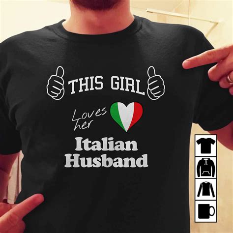 this girl loves her italian husband italy husband t shirt fo teevimy