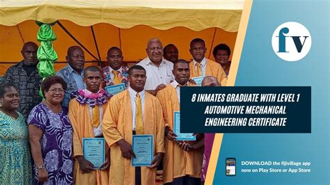 8 Inmates Graduate With Level 1 Automotive Mechanical Engineering