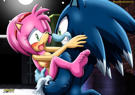 Rule 34 Amy Rose Anthro Blue Arms Blush Color Female Fur