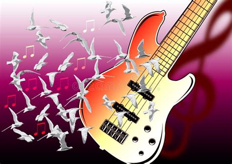 Guitar Music Notes Stock Illustration Illustration Of Element 17115721