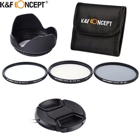 Kandf Concept 556267mm Lens Filter Set Uv Cpl Nd4 Neutral Density