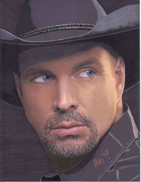 My Drawing Of Garth Brooks Colored Pencil Ink And Watercolor On