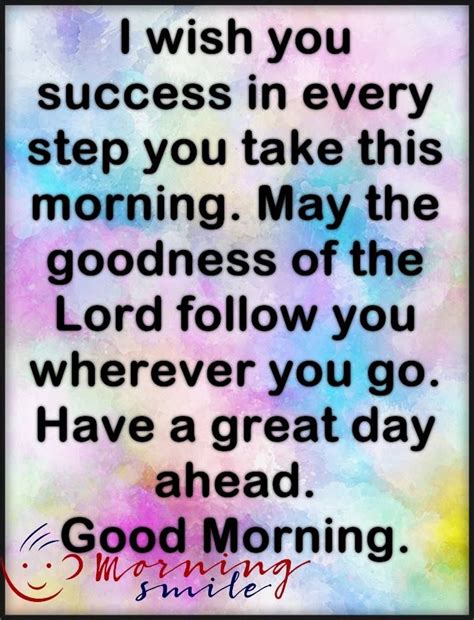 I Wish You Success In Every Step You Take This Morning Pictures Photos