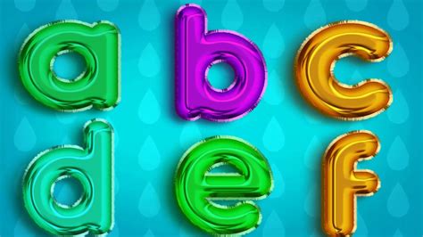New 3d Ballon Abcd Alphabet Song Small Letters Nursery Rhymes For