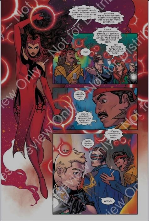 Scarlet Witch Puts New X Men Team Together In Hellfire Gala Leaks