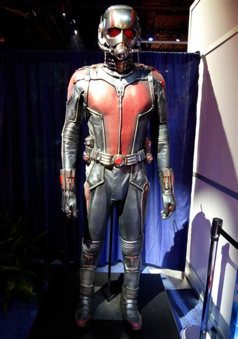 Hollywood Movie Costumes And Props Ant Man Film Costume On Display At