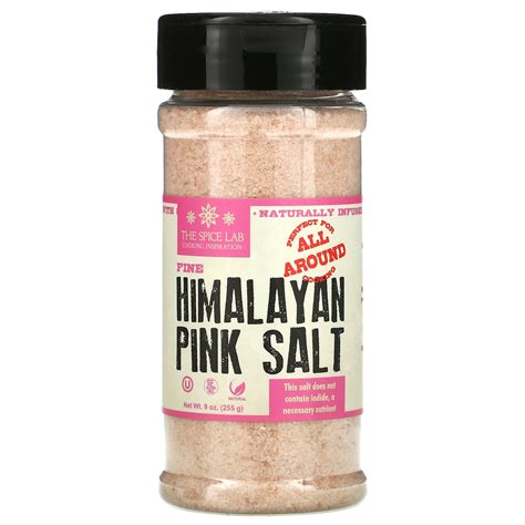 The Spice Lab Himalayan Pink Salt Fine Oz G IHerb
