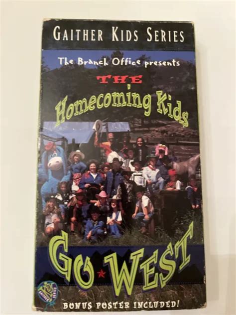 The Homecoming Kids Go West Vhs Gaither Kids Series No Poster 6