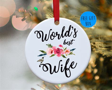 Maybe you would like to learn more about one of these? Personalized Gift ornament for my wife - gift for her ...