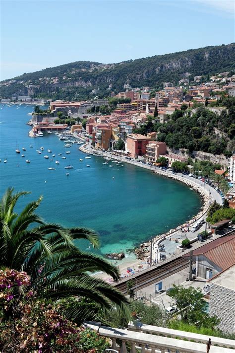 The Bluegreen Waters Of Villefranche In The French Riviera One Of The