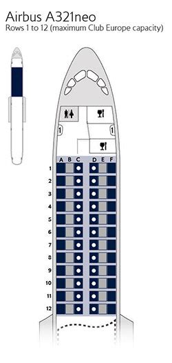 Club Europe Seat Maps Information British Airways