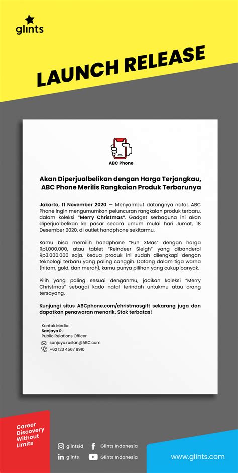 Cara Membuat Press Release Dan Contohnya