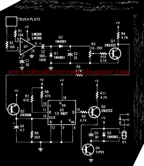 Electronic Touch Switch 1 Circuit Diagram Electronic Circuit Diagrams