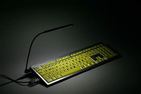 Logiclight Led Keyboard Light Via Usb Black Compatible Usb Keyboard