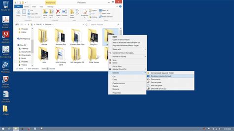 Create Desktop Shortcuts In Windows 81 Tutorial