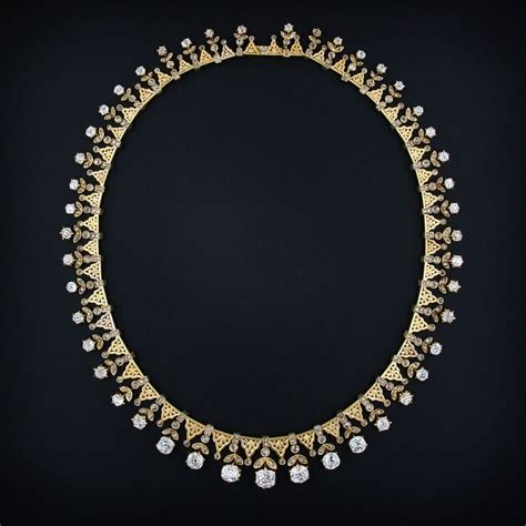 Extrordinary Antique Diamond Necklace At 1stdibs
