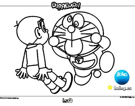Dibujo De Doraemon Y Nobita Para Colorear Dibujos Net
