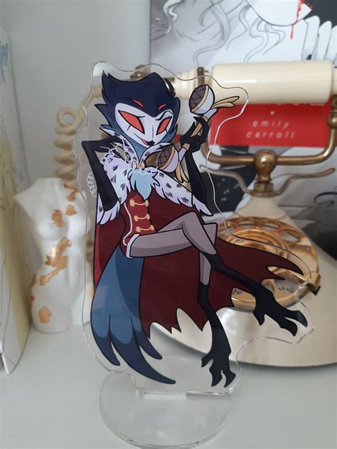 Stolas Acrylic Standee Helluva Boss Hazbin Hotel Etsy