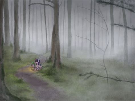 Foggy Forest By Lantern Light By Hewison On Deviantart