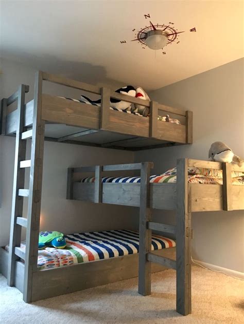 Tempat tidur minimalis susun ranjang tingkat tempat tidur. Best 20+ Triple bunk beds ideas on Pinterest | Triple bunk ...