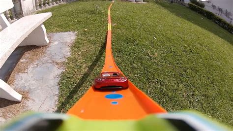 hot wheels pov booster track with runcam 5 orange fpv video youtube