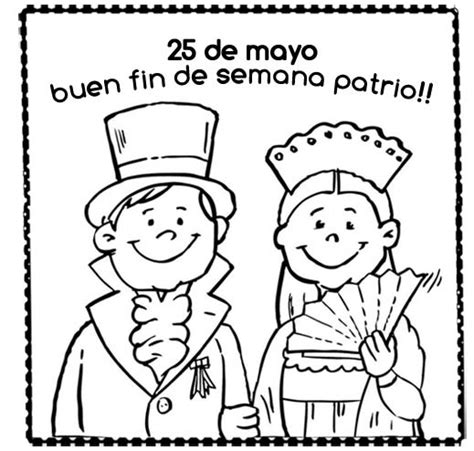 Dibujos 25 De Mayo Argentina Colorear Dibujos Infantiles