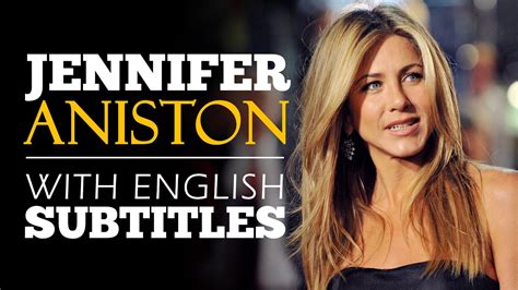 English Speech Jennifer Aniston Find Your Voice English Subtitles