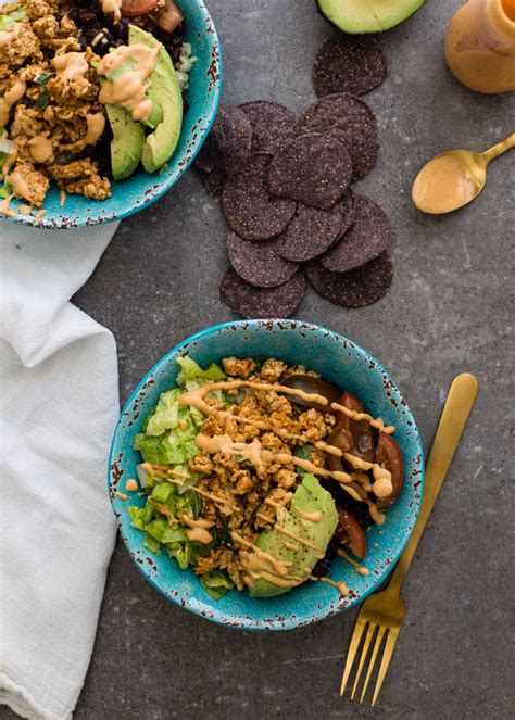 I eat it fairly often and just add different. Easy Cauliflower Rice Taco Bowls with Chipotle-Lime Greek ...