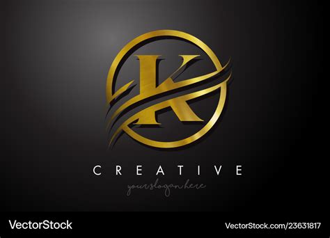 K Letter 3d Logos Design