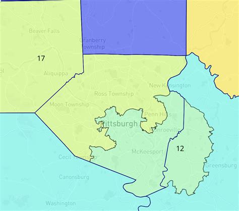 Us Senate Pennsylvania And Us 2022 Congressional District 12 And 17