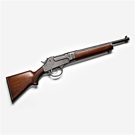 Premium Ai Image Winchester Rifle With White Background High Quality