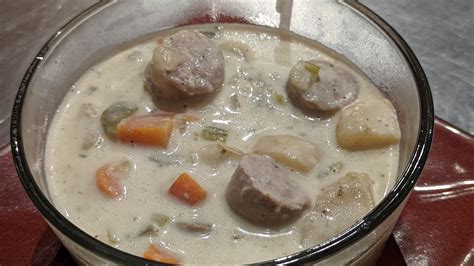 Creamy Bratwurst Stew Joe Spinoza Its Dot Com