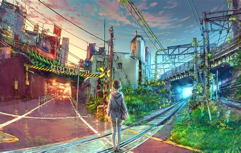 Under The Overpass By Yuumei On Deviantart