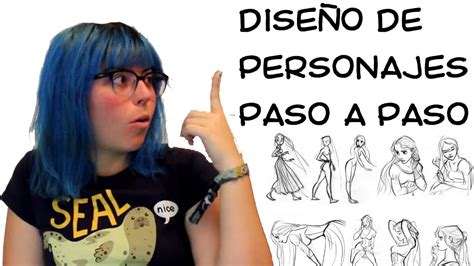 CÓmo DiseÑar Personajes Paso A Paso Youtube