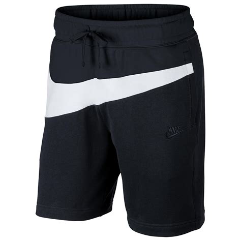 Nike Large Swoosh Shorts In Black For Men Lyst