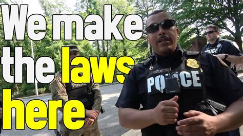 Officer Makes Up Laws To Enforce Youtube
