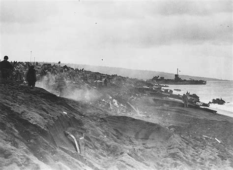 Photo Beach Scene On Iwo Jima About Two Or Three Days After The 19