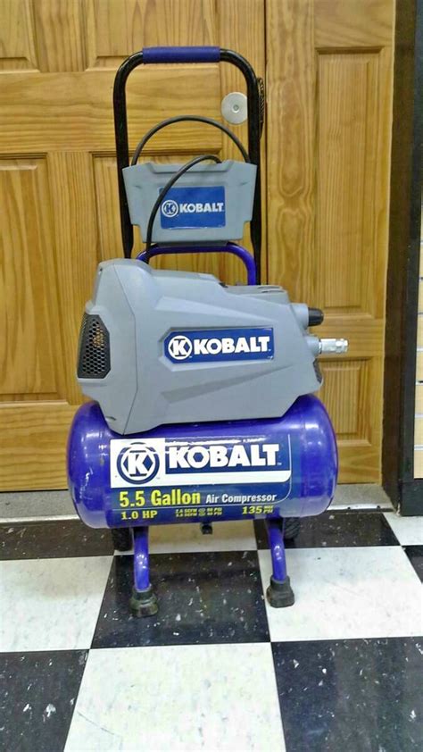 Kobalt 232177 1 Hp 55 Gallon Electric Air Compressor 135 Psi Tools